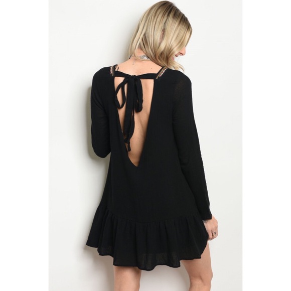 🌹 AMAZING LONG SLEEVE TRIBAL EMBROIDERY DRESS 🌹 - Picture 2 of 2